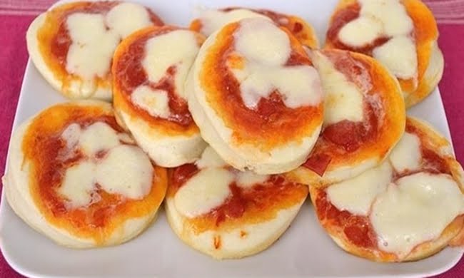 Receita de Pizzette com Mussarela