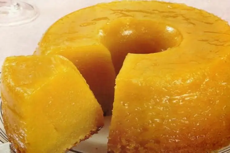 Receita de Pudim de Laranja de Algarve