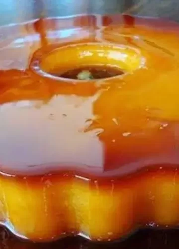 Receita de Pudim de Natas e Limão