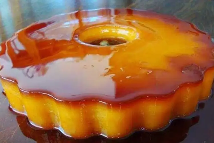 Receita de Pudim de Natas e Limão