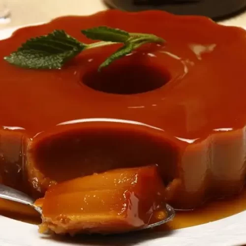 Receita de Pudim de ovos e Vinho do Porto