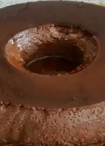 Pudim de Chocolate Simples