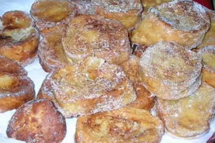 Receita de Rabanada com leite condensado e leite de coco