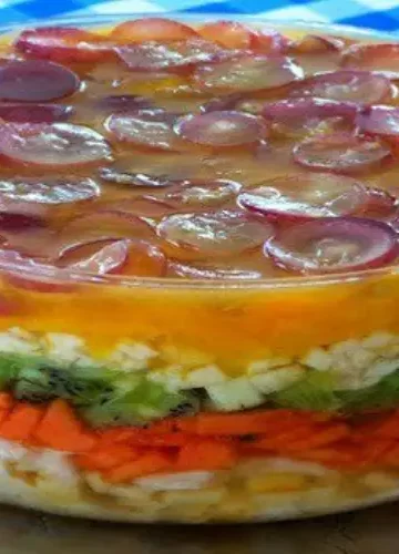 Receita de Saladas de Frutas em Camadas