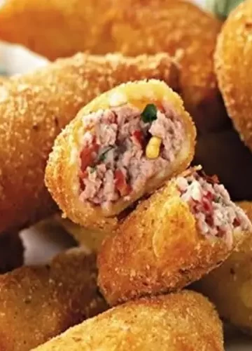 Receita de Risoles de Pasta de Salsicha com Ricota