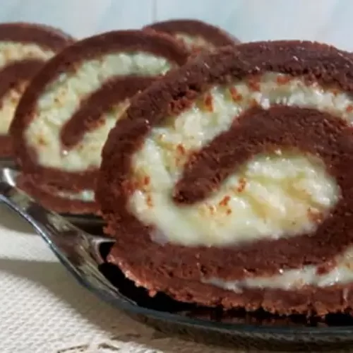 Rocambole de Docinho Prestígio