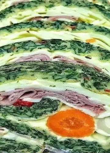 Rocambole de Espinafre