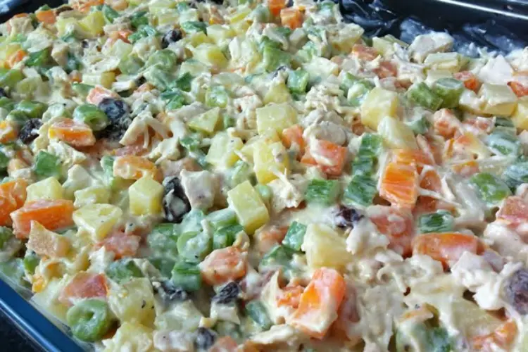 Receita de Salada Russa