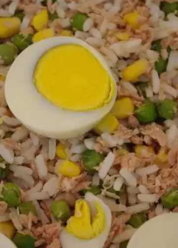 Receita de Salada de Arroz