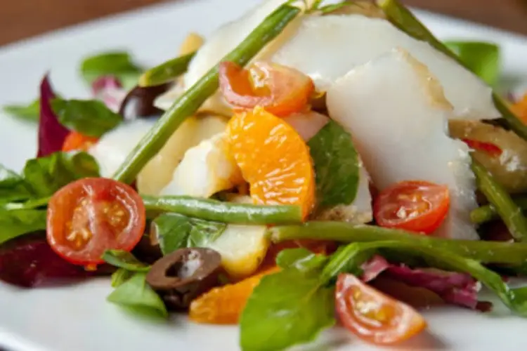 Receita de Salada de Bacalhau