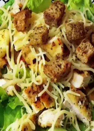 Receita de Salada de Frango Crocante