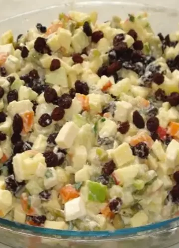 Receita de Salada de Legumes com Maçã