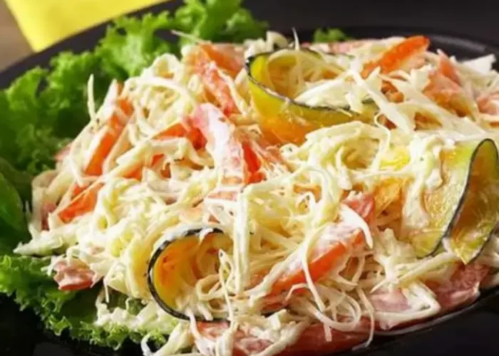 Receita de Salada de Palmito Desfiado