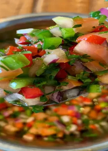 Salada de Pote de Vinagrete de limão