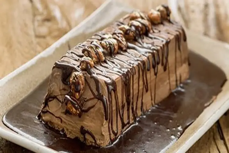 Receita de Semifreddo de chocolate