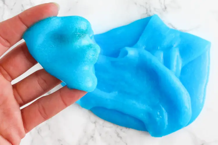 Receita de Slime com creme de barbear, água boricada e amaciante