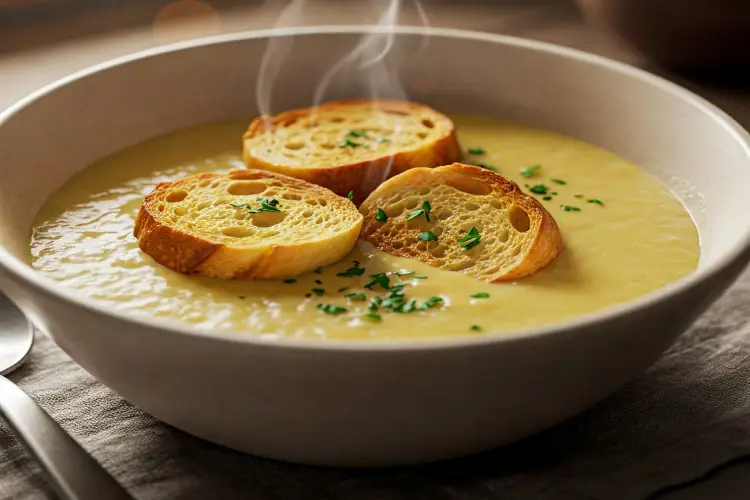 Sopa de Alho Francês