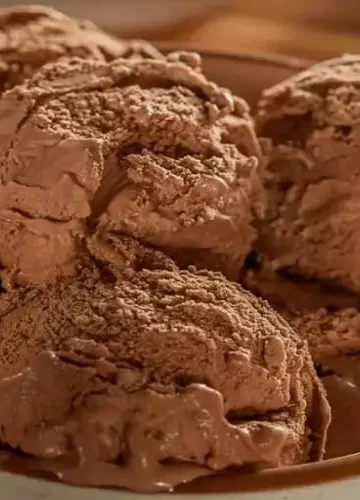 Sorvete Vegano de Chocolate