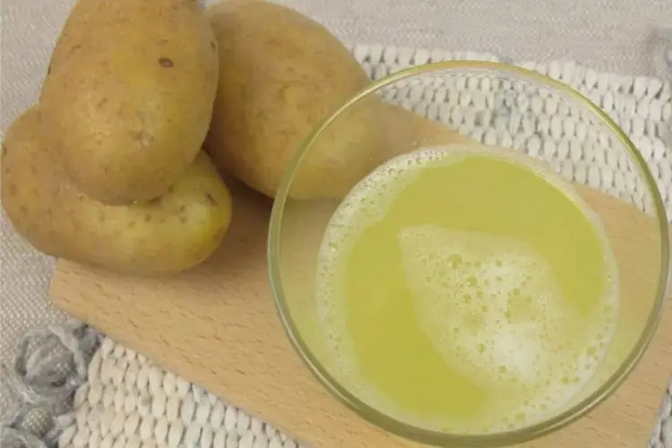 Receita de Suco de Batata para Gastrite