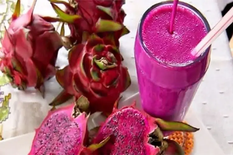 Receita de Suco de Pitaya