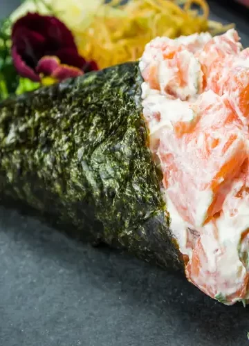 Receita de Temaki de Salmão