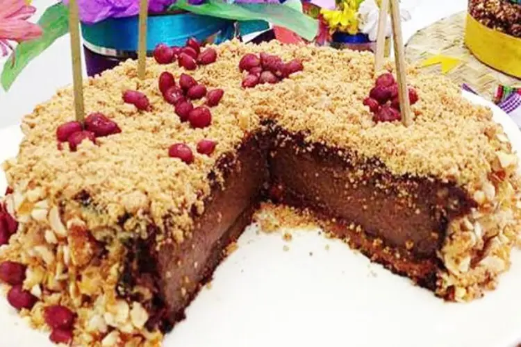 Receita de Torta de Amendoim e Paçoca