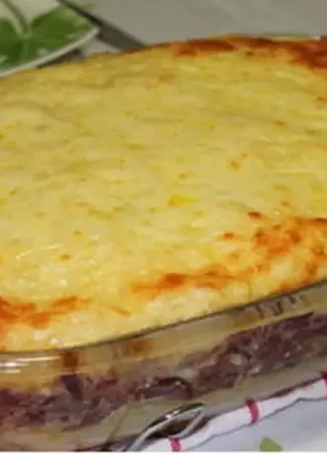 Receita de Torta de Batata Doce com Carne de Sol