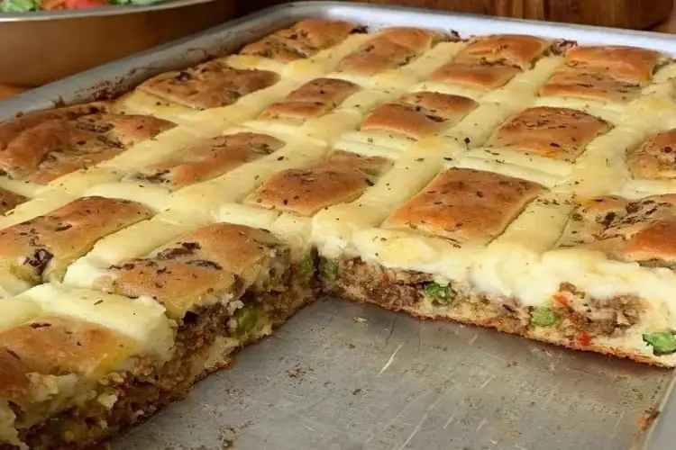 Receita de Torta de Carne Moída de Liquidificador