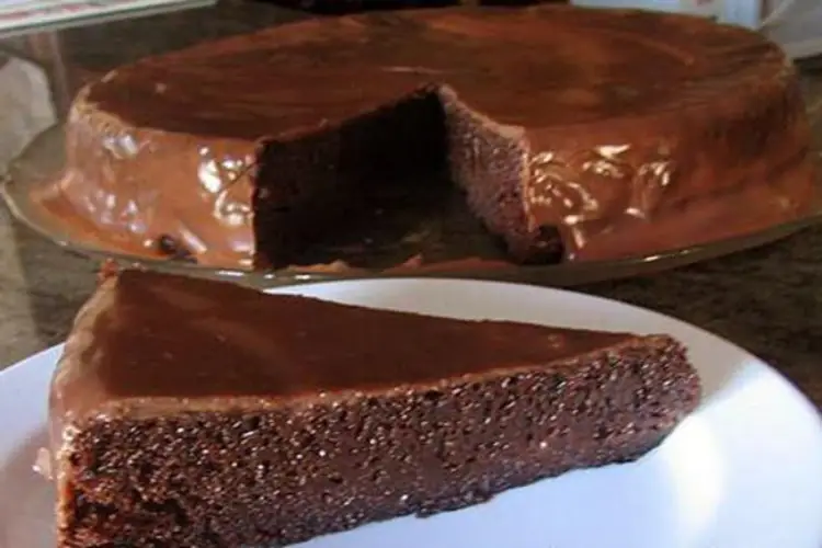 Receita de Torta de Chocolate sem Farinha