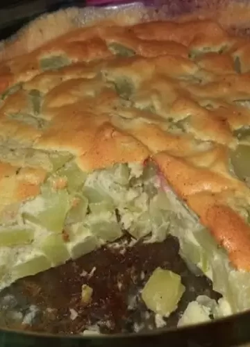 Receita de Torta de Chuchu de Forno