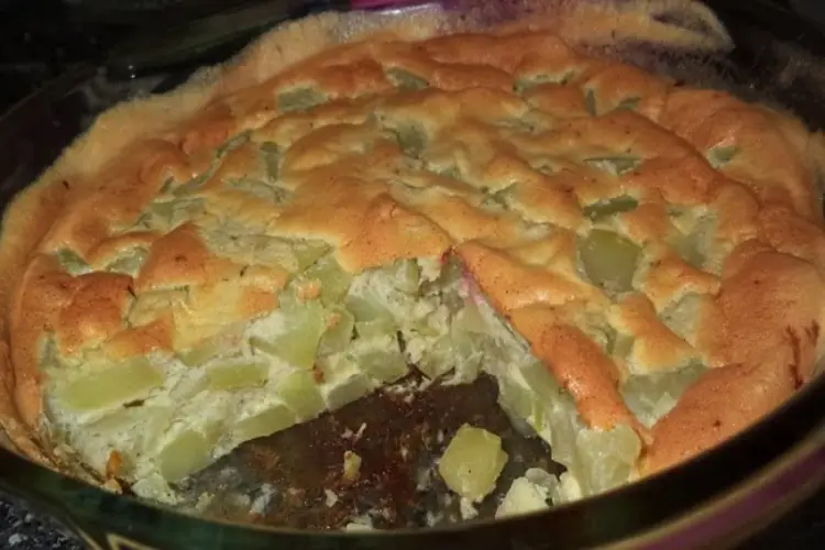 Receita de Torta de Chuchu de Forno