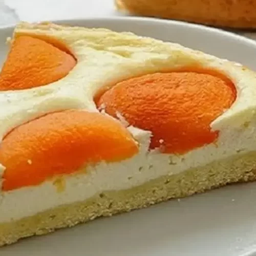 Torta de Pêssegos e Requeijão