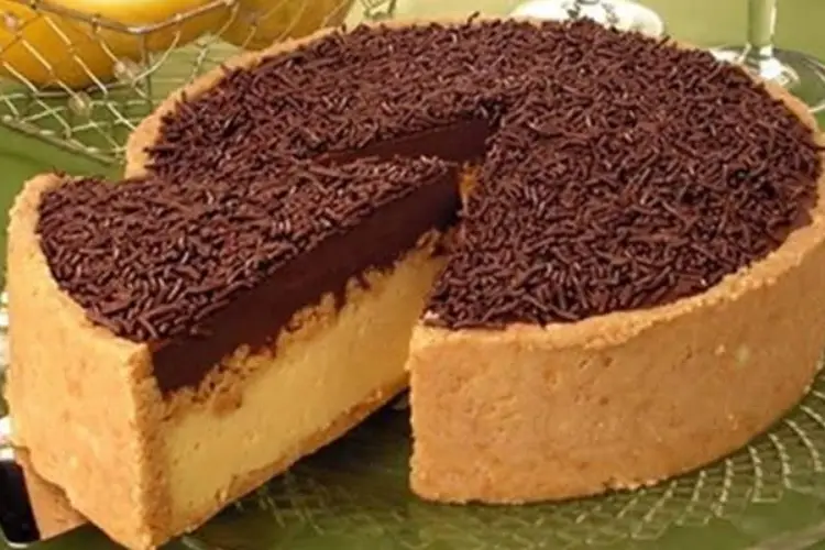 Receita de Torta de chocolate com maracujá