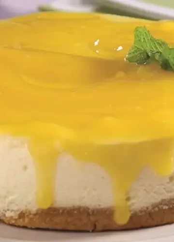 Receita de Torta de mousse de maracujá para diabéticos