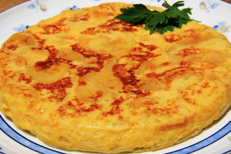 Receita de Tortilla de Batata