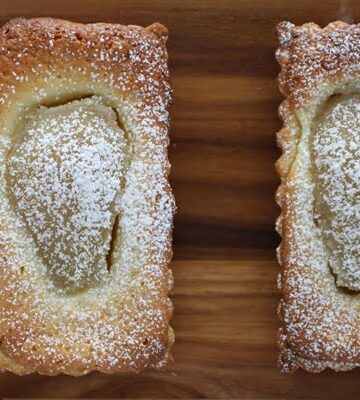 Receita de Tortinhas de Pêras e Amêndoas