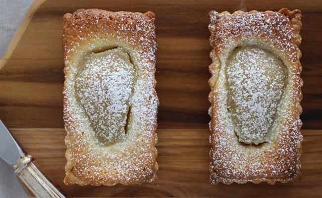 Receita de Tortinhas de Pêras e Amêndoas