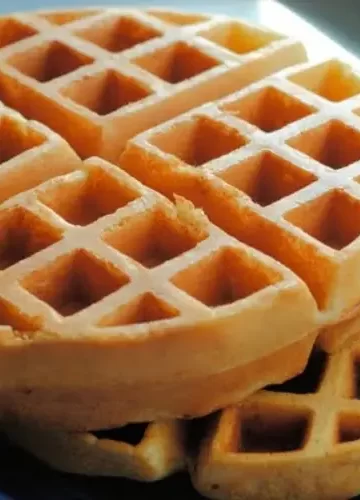 Receita de Waffle Americano