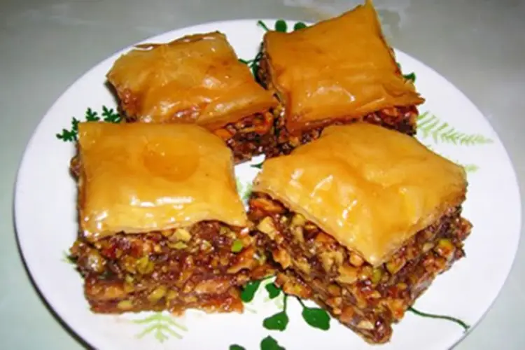 Receita de BaKlava Pastel Arabe