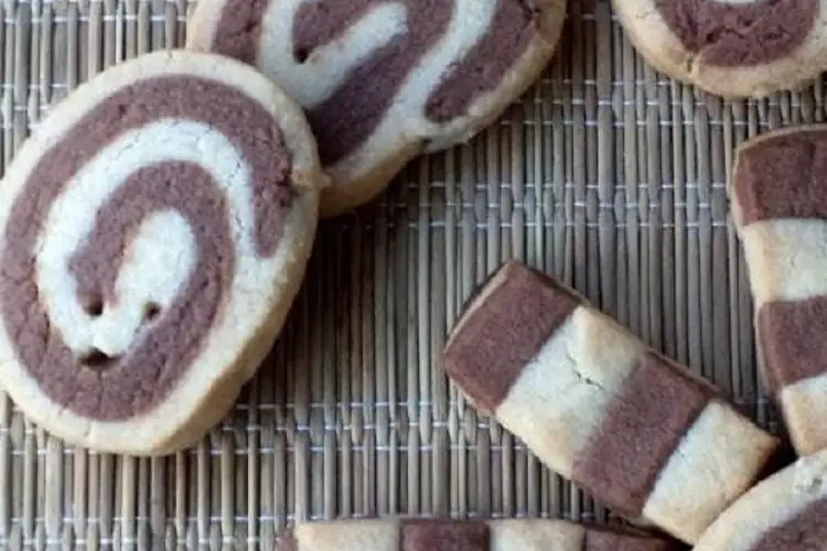 Receita de Bolachas de manteiga e chocolate