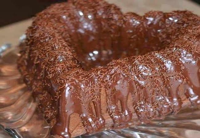 Receita de Bolo de Brigadeiro de Chocolate