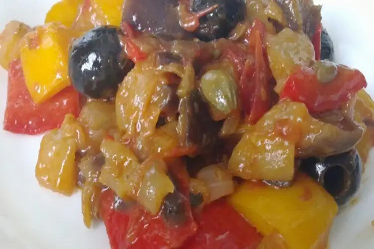 Receita de Caponata Light, è um prato vegetariano