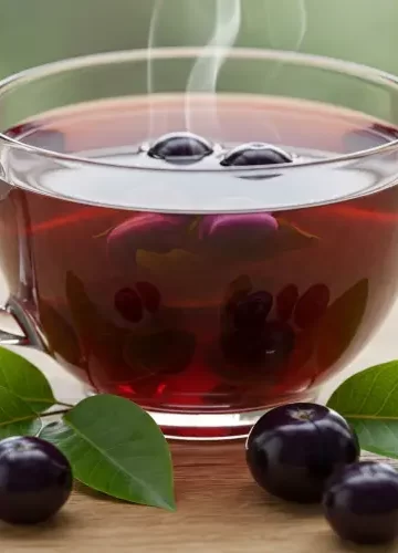 Chá de folha de jabuticaba