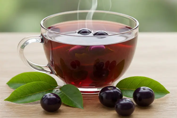 Chá de folha de jabuticaba