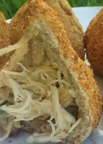 Receita de Coxinha de Biomassa de Banana Verde