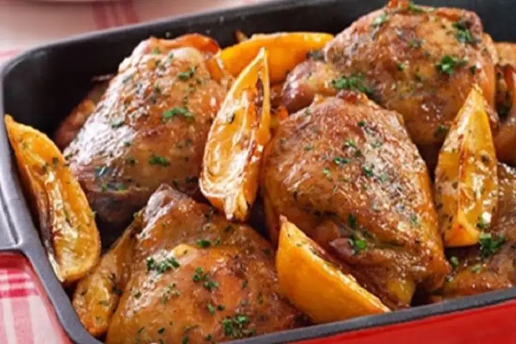 Receita de Frango Assado no Forno