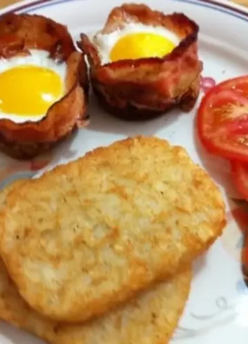 Muffim de Bacon e Ovos