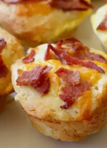 Receita de Muffins de Bacon fácil