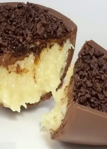 Ovo de Páscoa Trufado de Beijinho Amarula ou Chocolate Branco