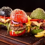 Pão da Hambúrguer Colorido